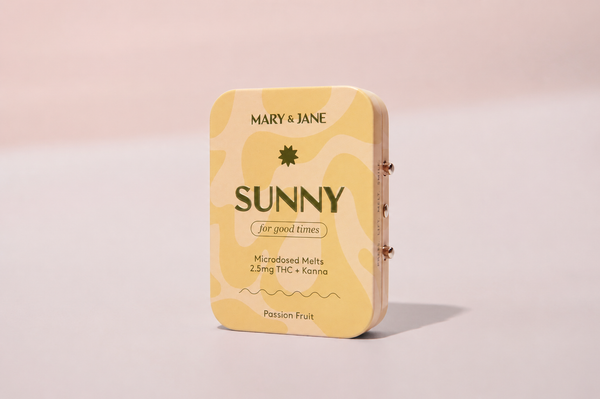 Sunny 2.5mg THC + 30mg Kanna Melts for Happy Energy