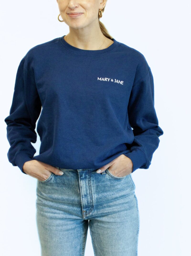 Mary & Jane Sweatshirt Navy Blue