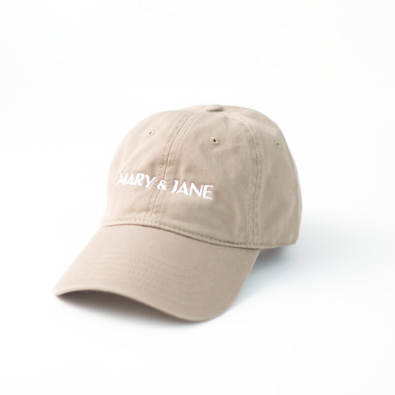mary and jane dark khaki dad hat