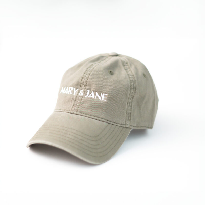 mary and jane dad hat olive green